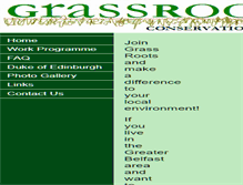 Tablet Screenshot of grassrootsni.org